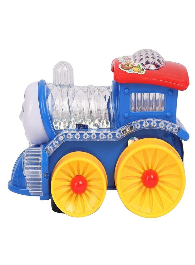 Manos Toy Train Set with Lights and Sounds, Multicolour Toy for Kids loco Train Toy Pack of 1 - Image 4